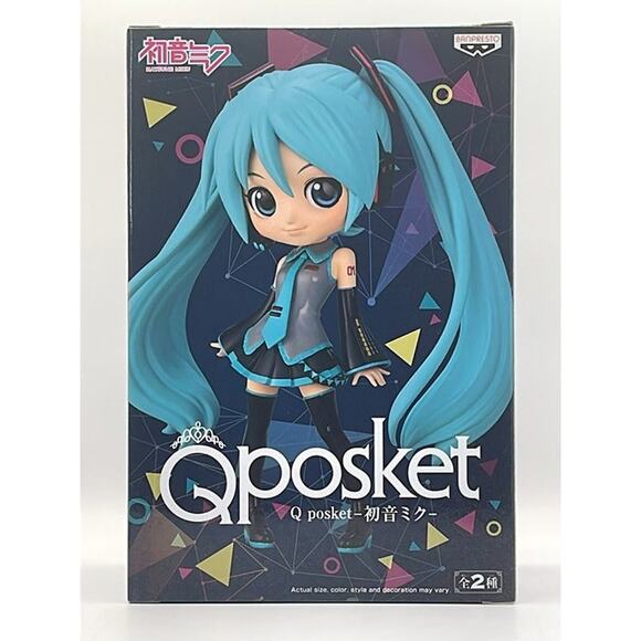 BanPresto Q Posket HATSUNE MIKU Anime Figure NEW - Picture 1 of 7